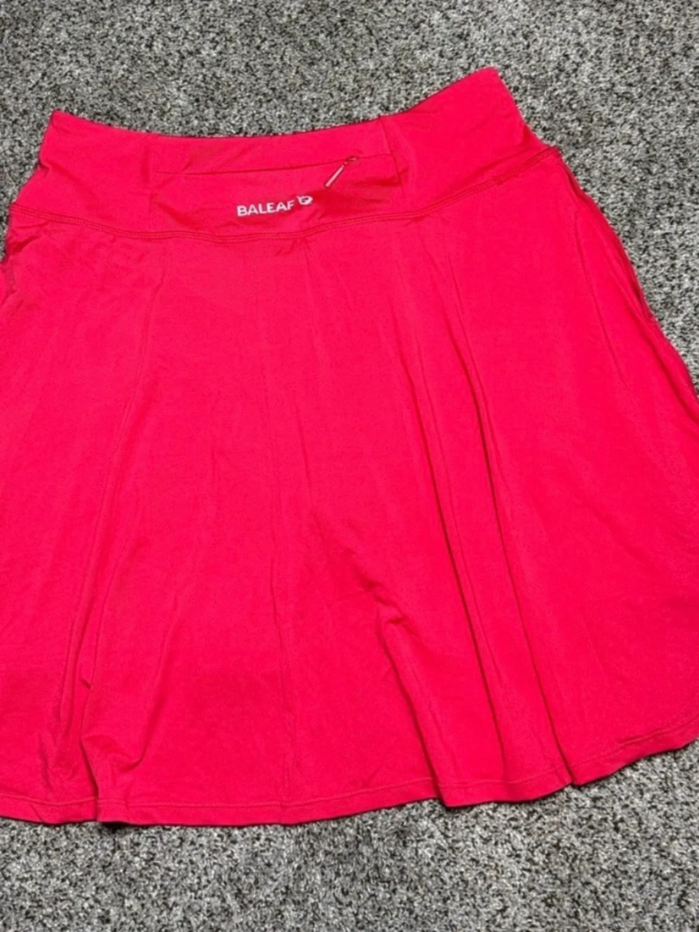 Baleaf Coral Pink Circle Skater Skirt